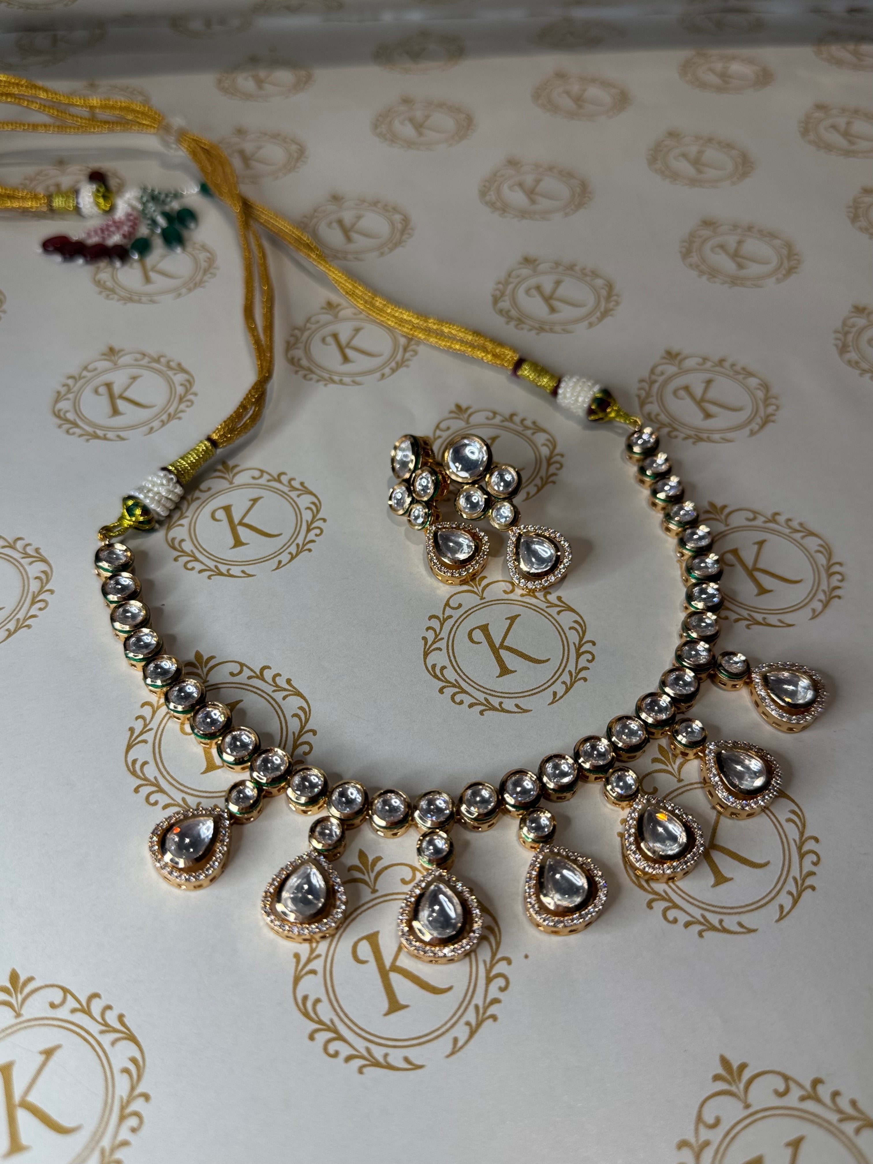 GOLD plated Kundan Set