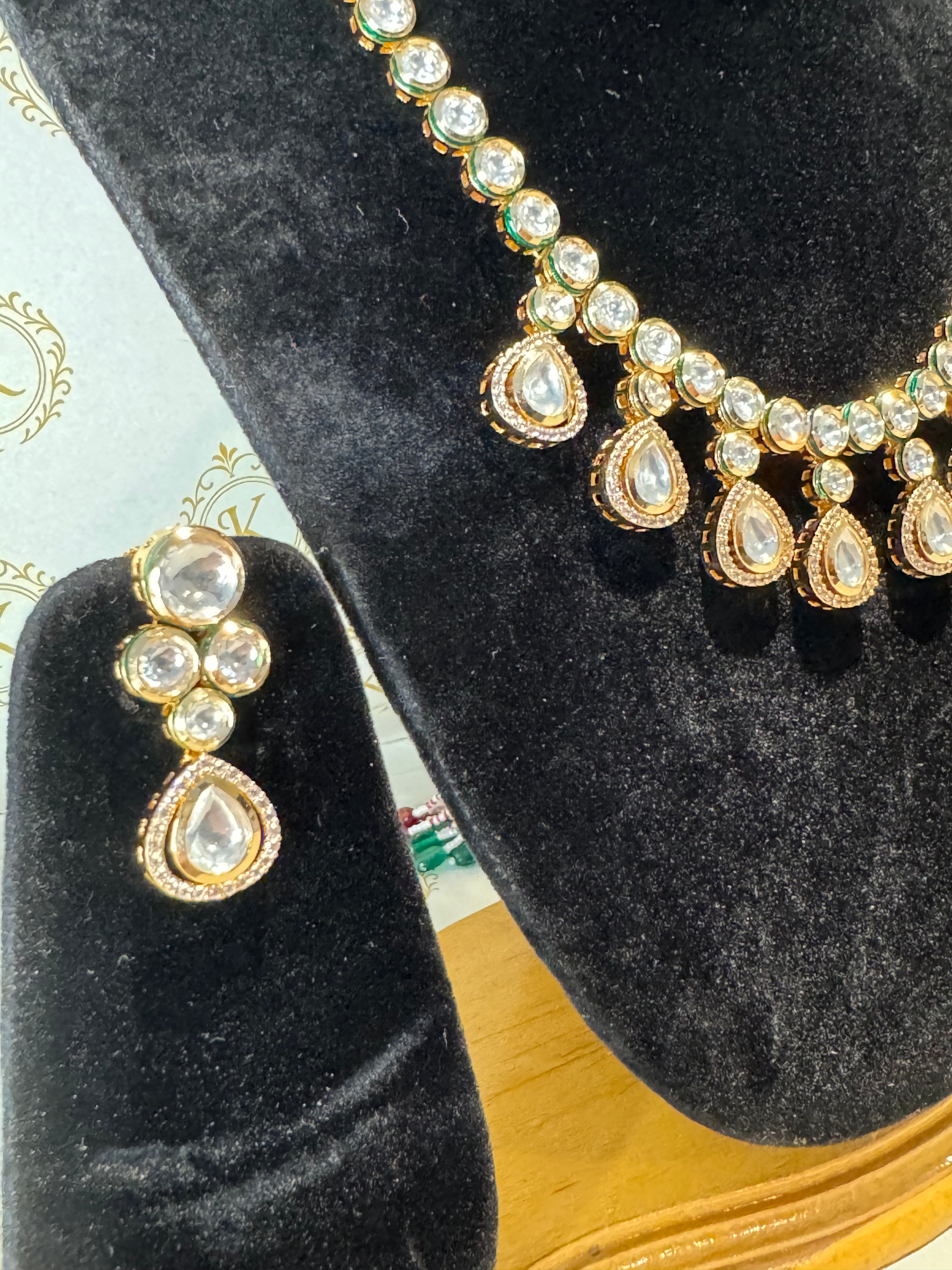 GOLD plated Kundan Set