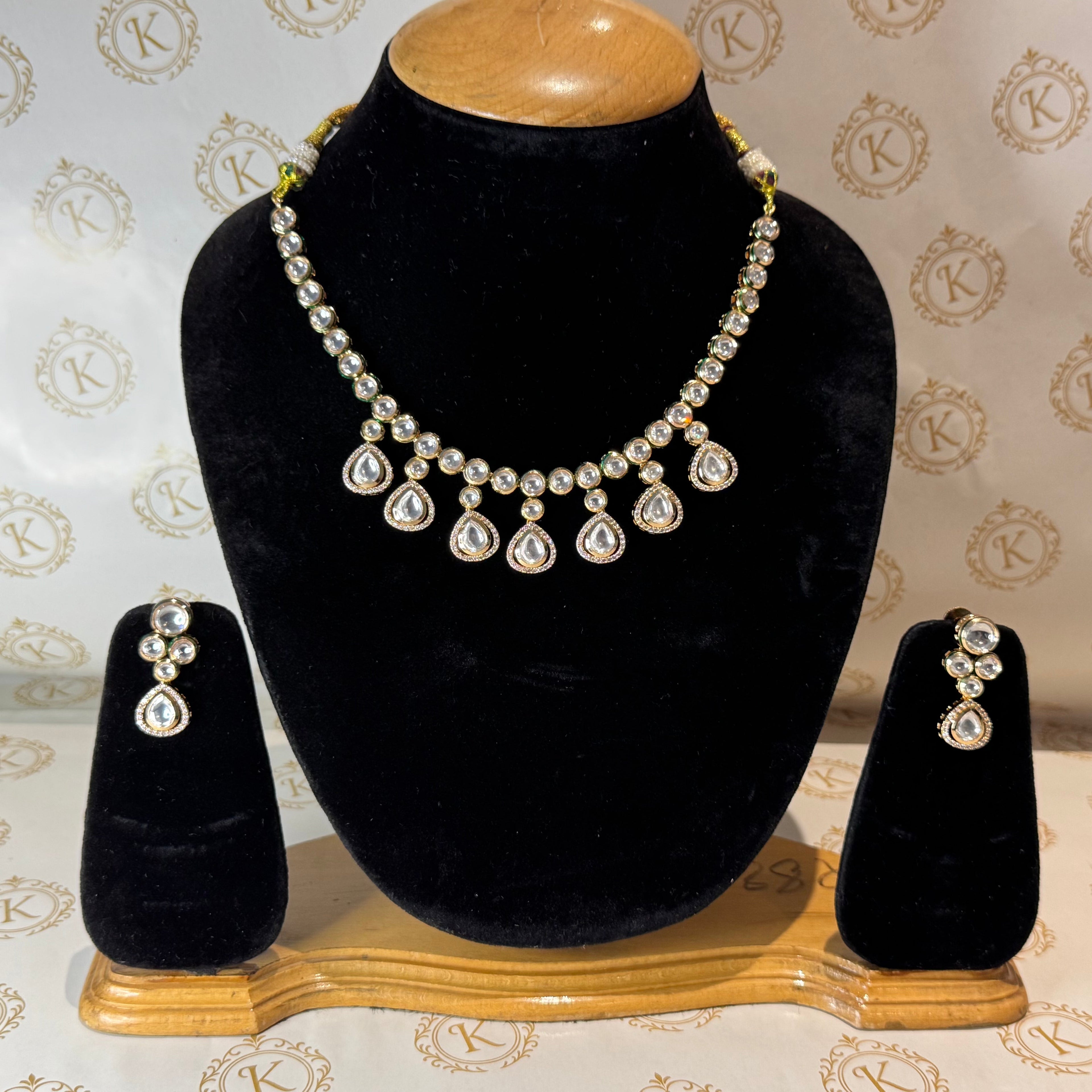 GOLD plated Kundan Set