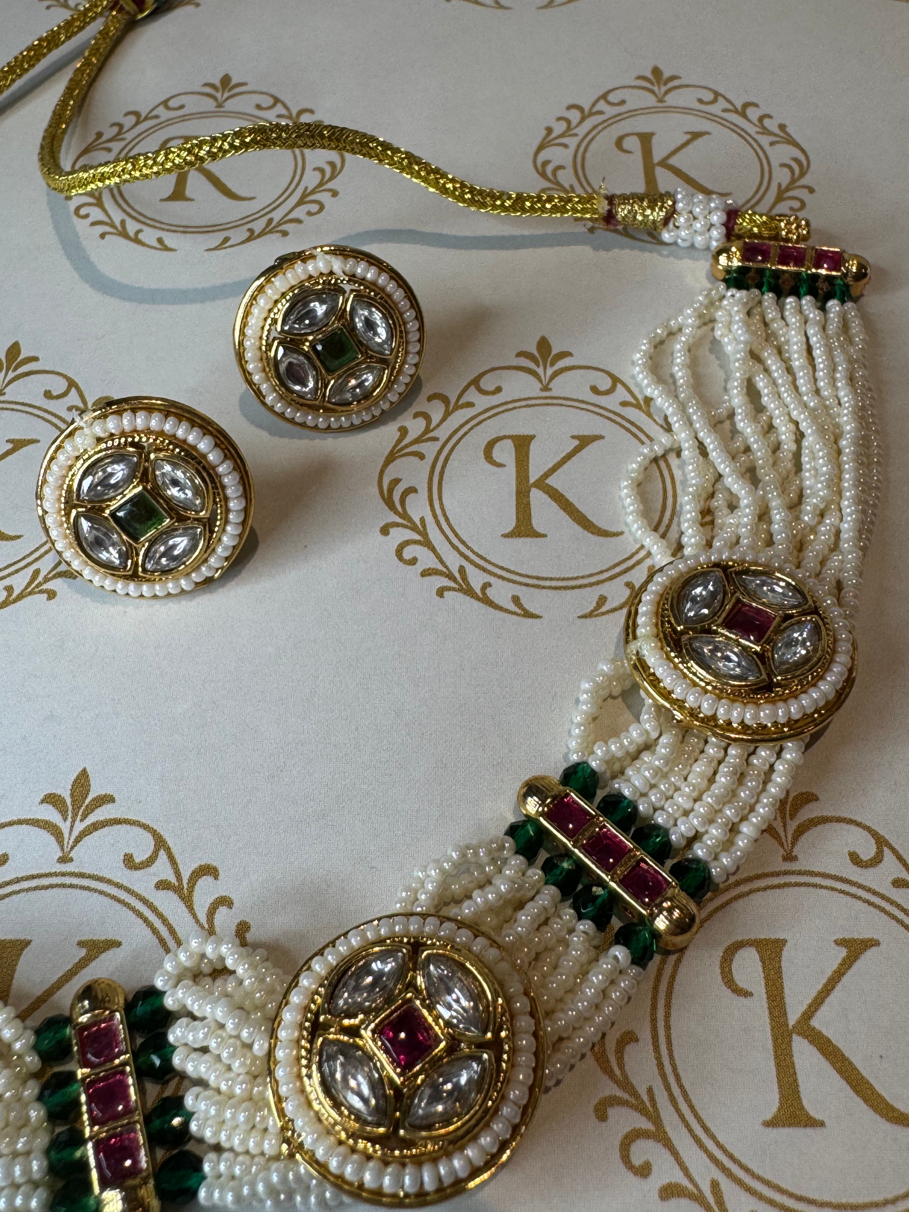 Heritage Kundan Choker Set