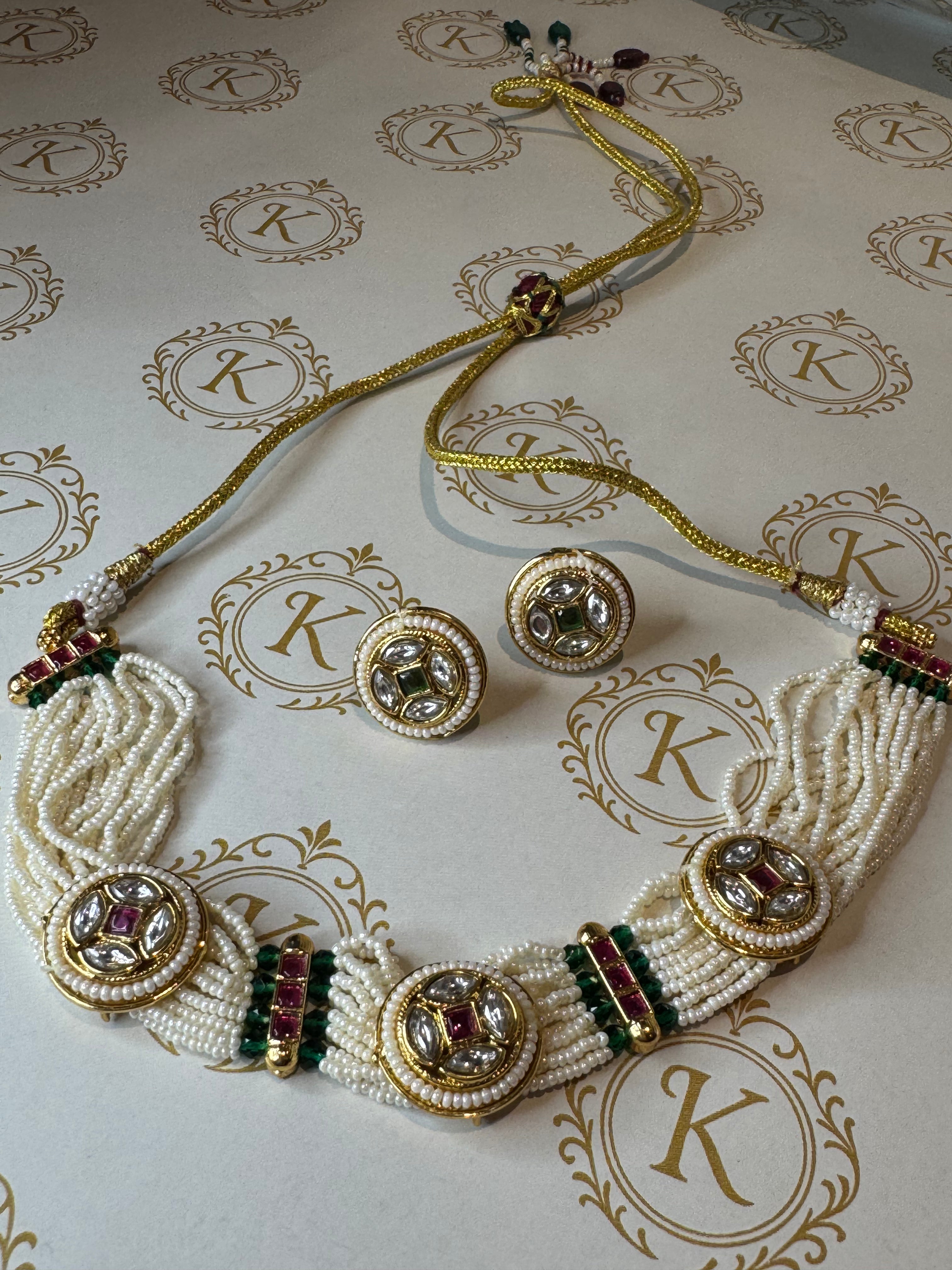 Heritage Kundan Choker Set